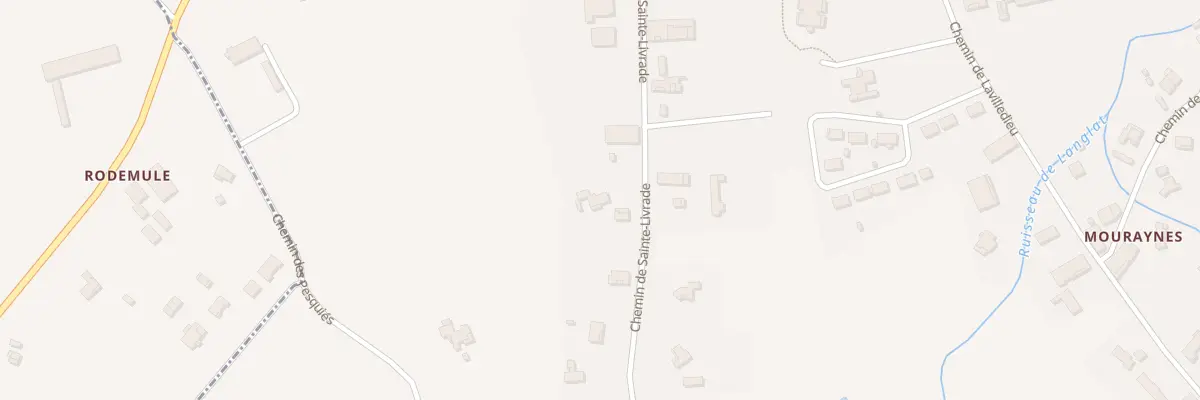 Plan du 300 Che de Sainte Livrade à Labastide-du-Temple
