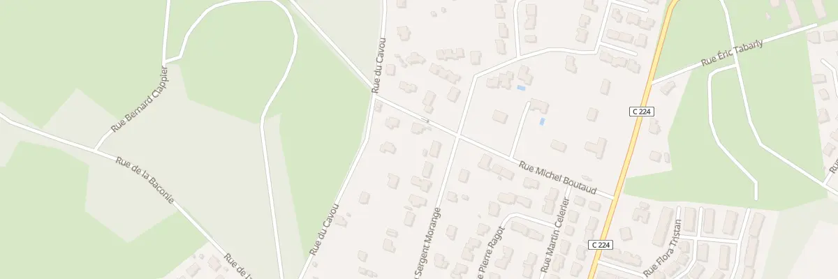 Plan du 17 Rue Michel Boutaud à Limoges