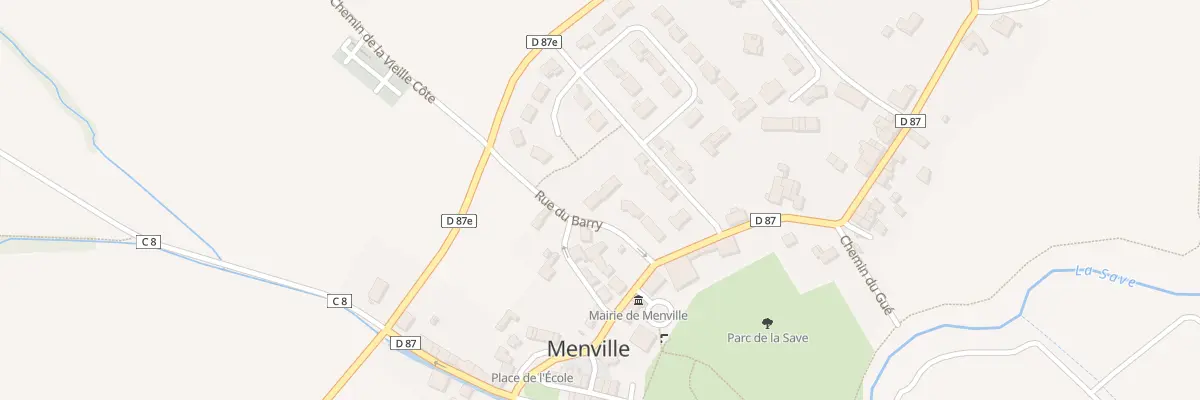 Plan du 6 Rue du Barry à Menville