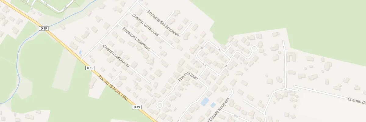Plan du 22 Rue du Listan à Saint-Lys