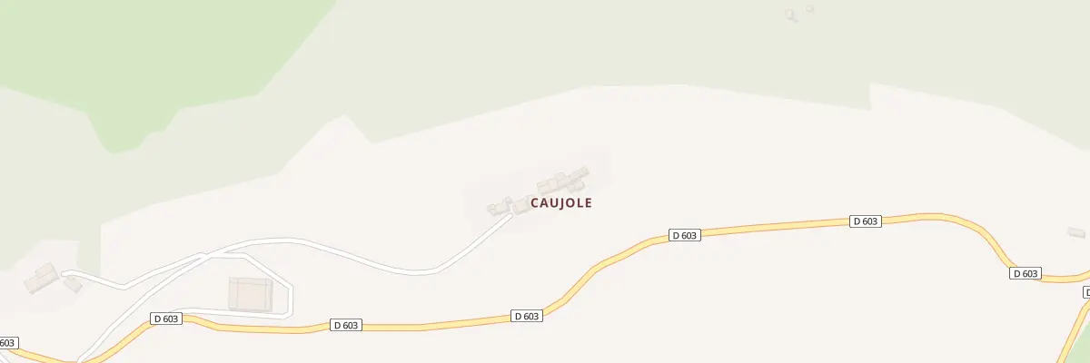 Plan du 3 Caujole Hameau à Encourtiech