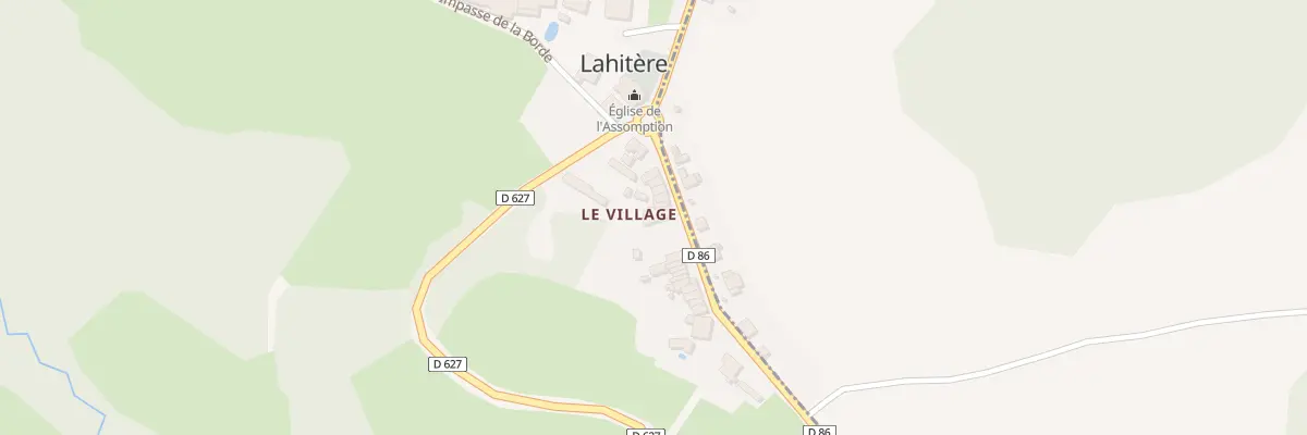 Plan du 20 Le Village à Lahitère
