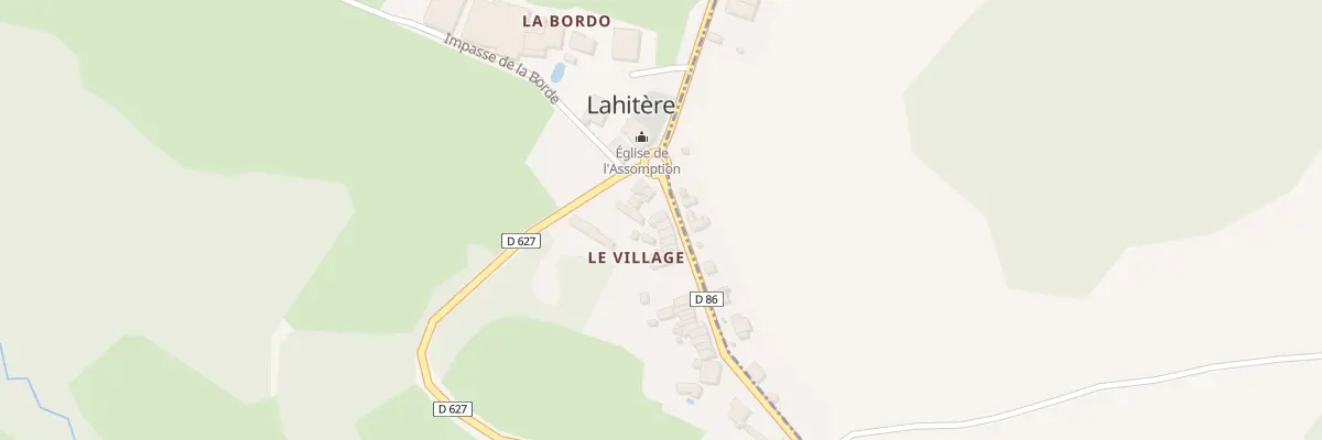 Plan du 15 Le Village à Lahitère