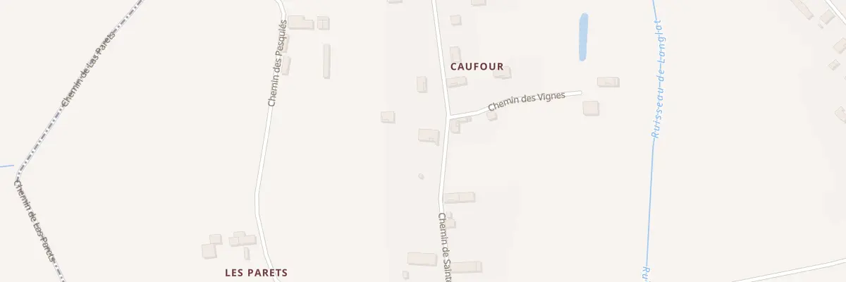 Plan du 628B Che de Sainte Livrade à Labastide-du-Temple