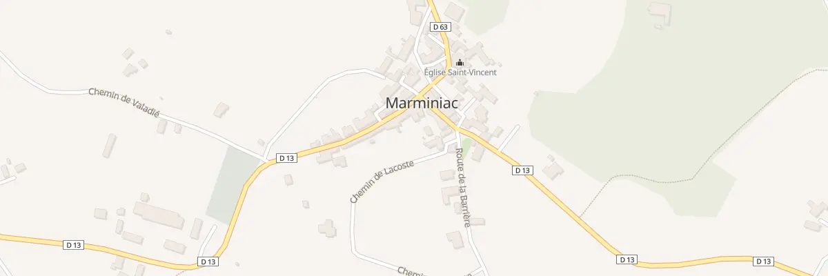 Plan du 29 Rue des Echoppes à Marminiac