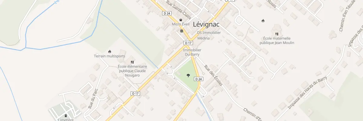Plan du 10 Av de la République à Lévignac
