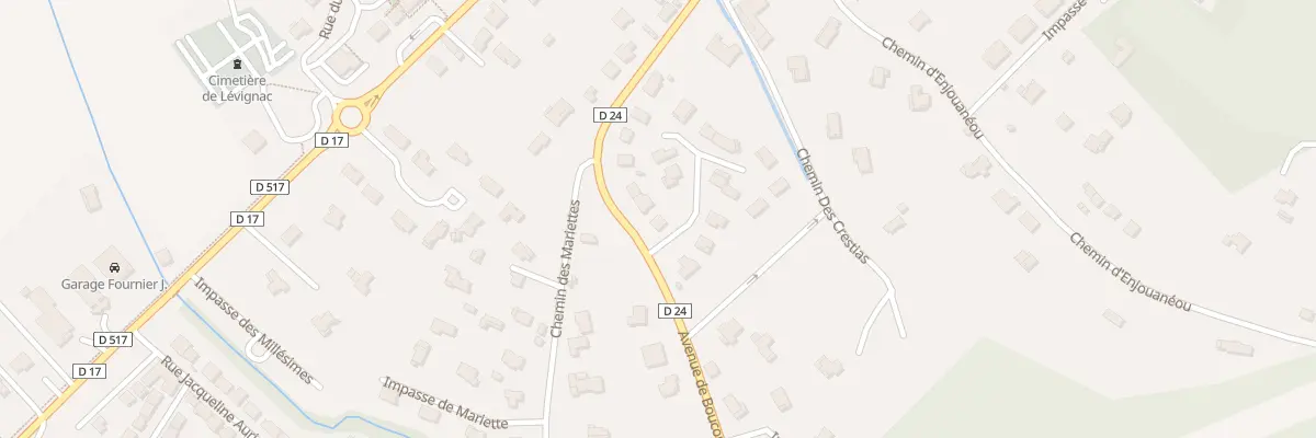 Plan du 321J Les Vignasses à Lévignac