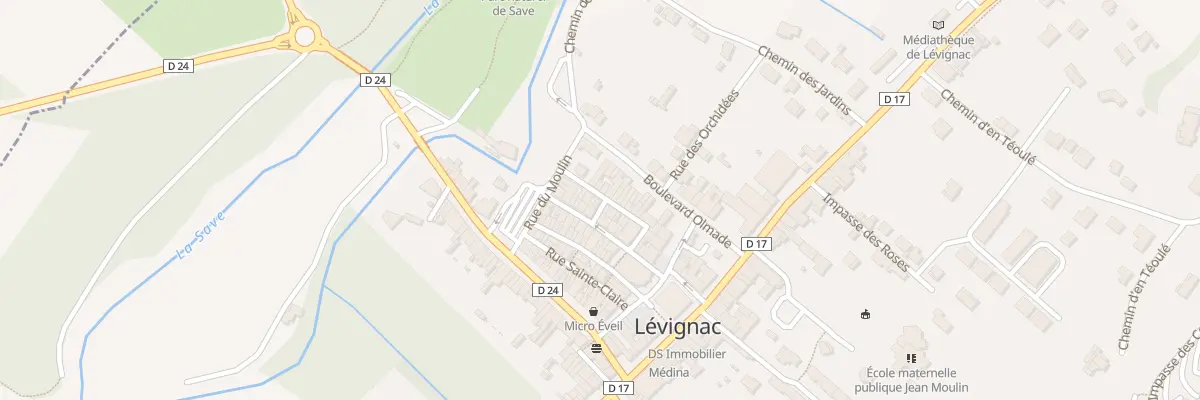 Plan du 5 Rue Sainte Marthe à Lévignac