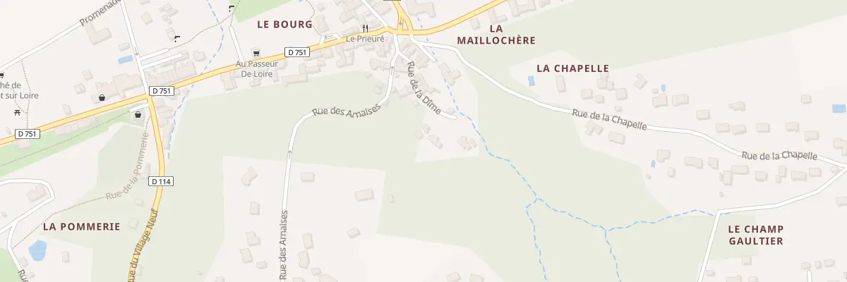 Plan du 8 Rue de la Dime à Chaumont-sur-Loire