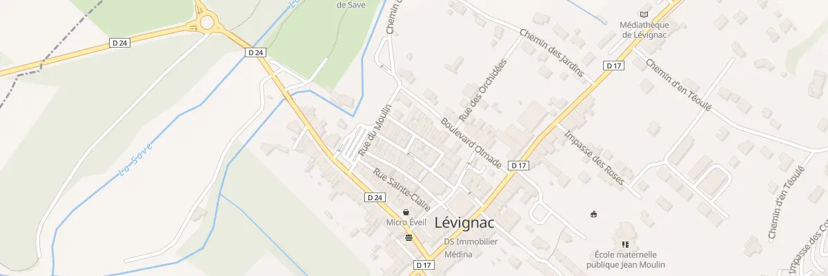 Plan du 3 Rue Sainte Marthe à Lévignac