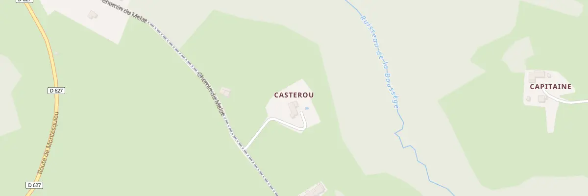 Plan du 33 Casterou à Lahitère