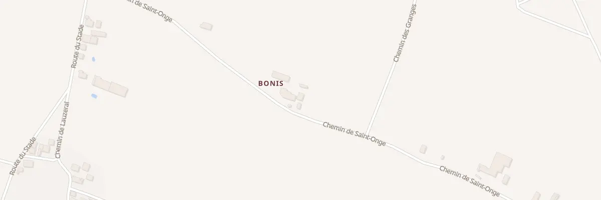 Plan du 395 Che de Saint-Onge à Lizac
