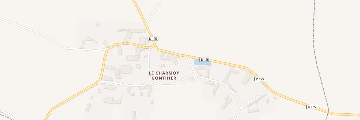 Plan du 6 Le Charmoy Gonthier à Digny