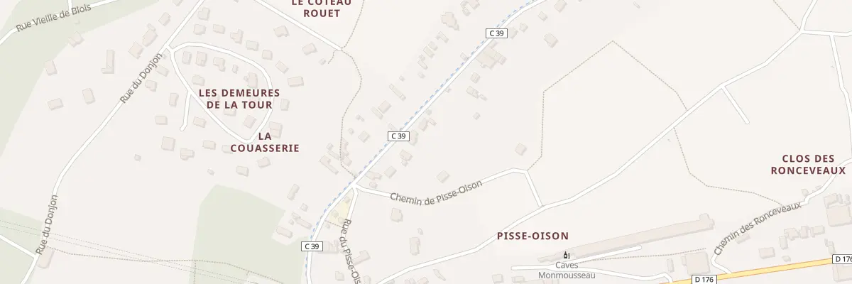 Plan du 8 Rue des Vallées de Chanvre à Montrichard Val de Cher