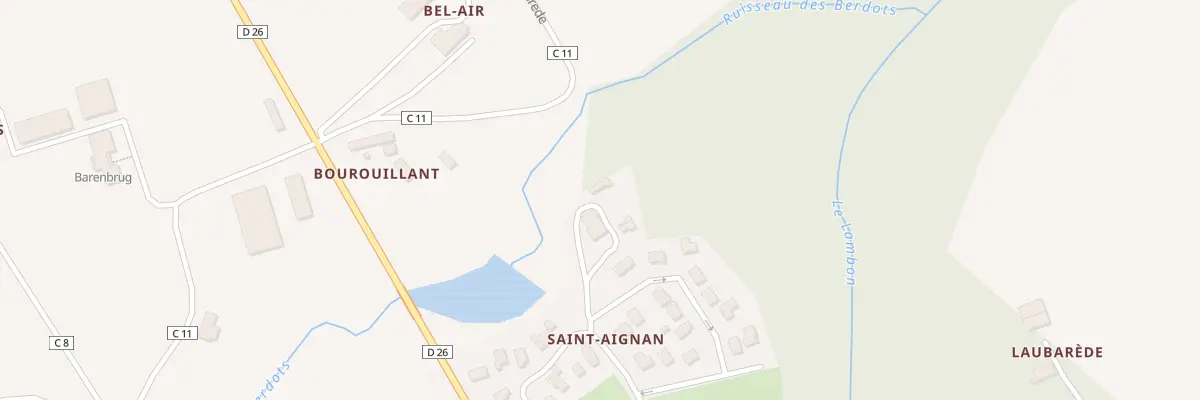 Plan du 5282 Saint Agnan à Mas-Grenier