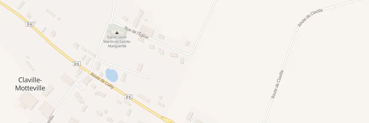 Plan du 6006 Le Village à Claville-Motteville