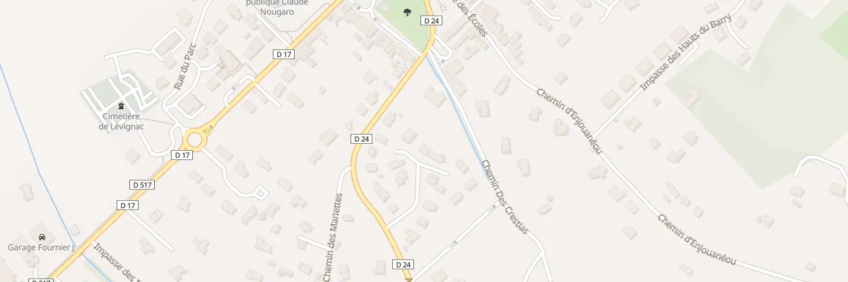 Plan du 9015 Le Village à Lévignac