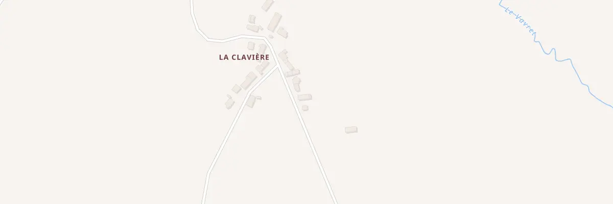 Plan du 19 La Claviere à Lignac