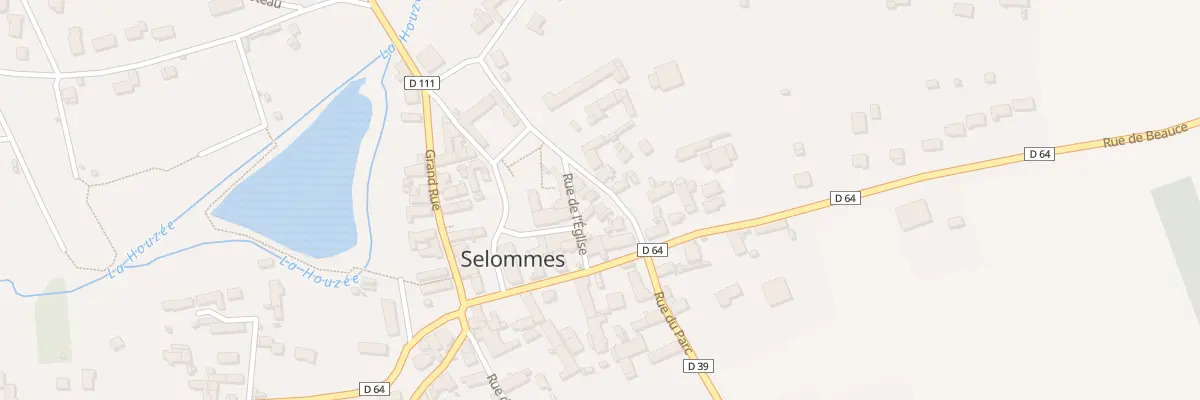 Plan du 2 Rue de la Petite Fontaine à Selommes