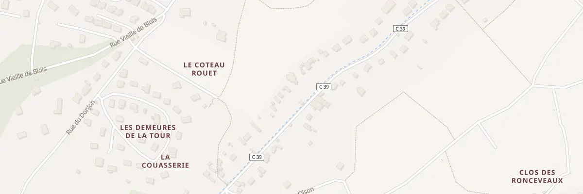 Plan du 43 Rue des Vallées de Chanvre à Montrichard Val de Cher