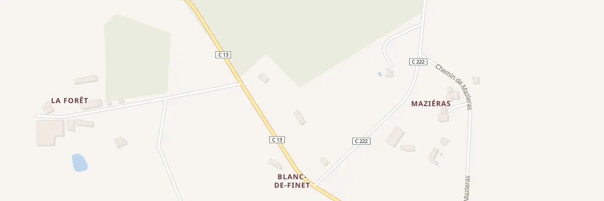 Plan du 4 Rte du Pont des Farges à Saint-Yrieix-la-Perche