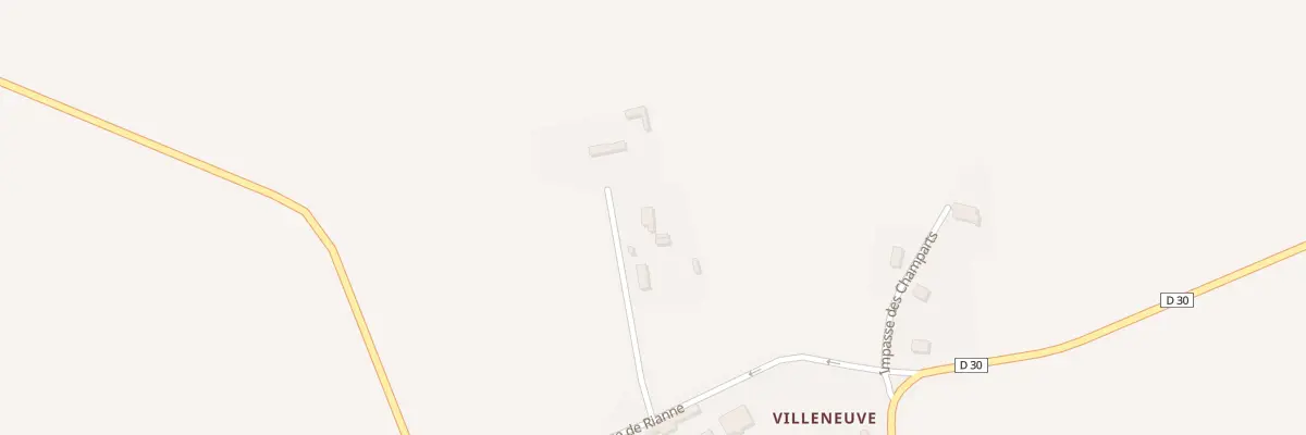 Plan du 4 Imp du Haut Villeneuve à Fruncé