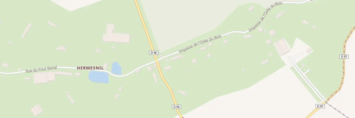 Plan du 2 Imp de l’Oree du Bois à Grigneuseville