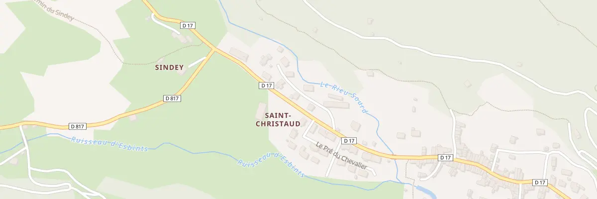 Plan du 3 La Campagnole à Seix