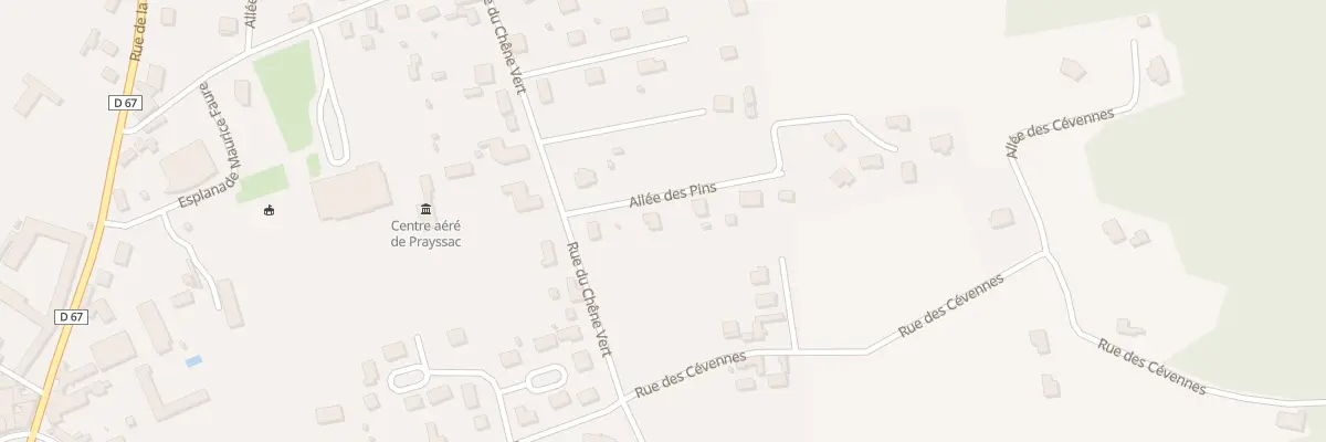 Plan du 2 Rue du Chêne Vert à Prayssac