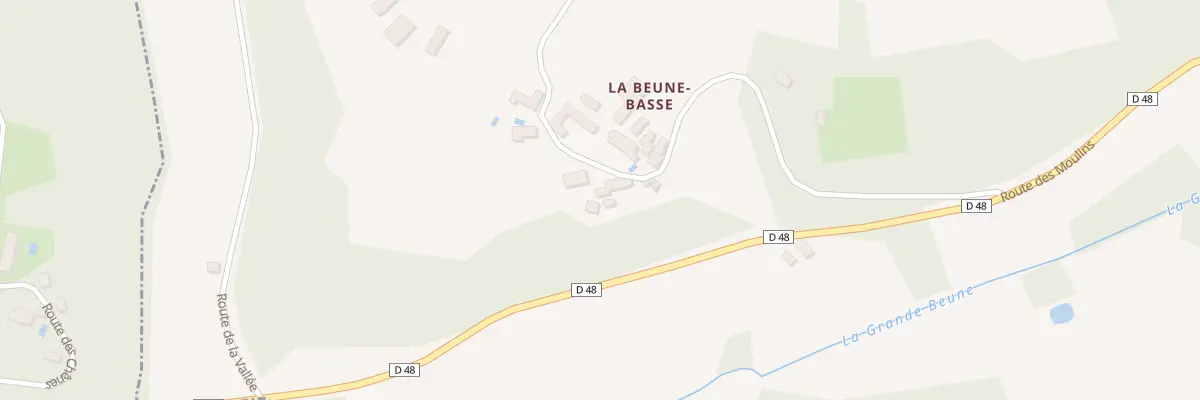 Plan du 3460 Rte des Beunes à La Chapelle-Aubareil