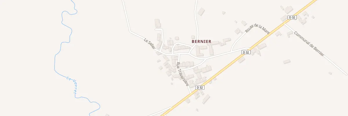 Plan du 11 Rue Traversiere à Lignac