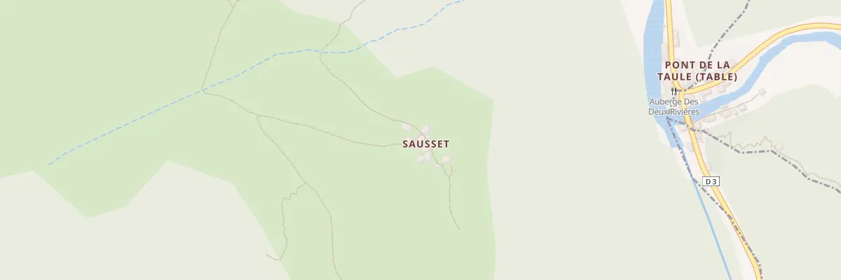 Plan du 385 Sausset à Seix