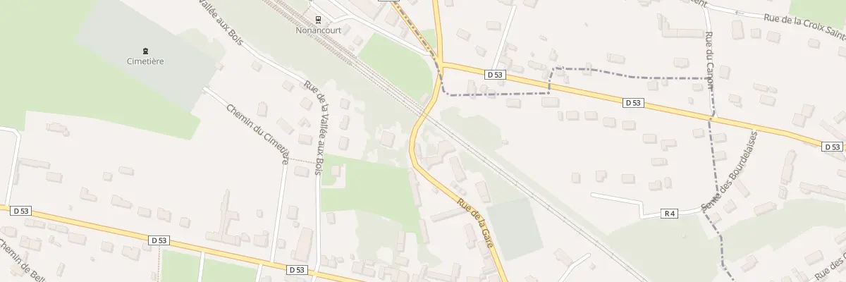 Plan du 10 Rue de la Gare à Nonancourt