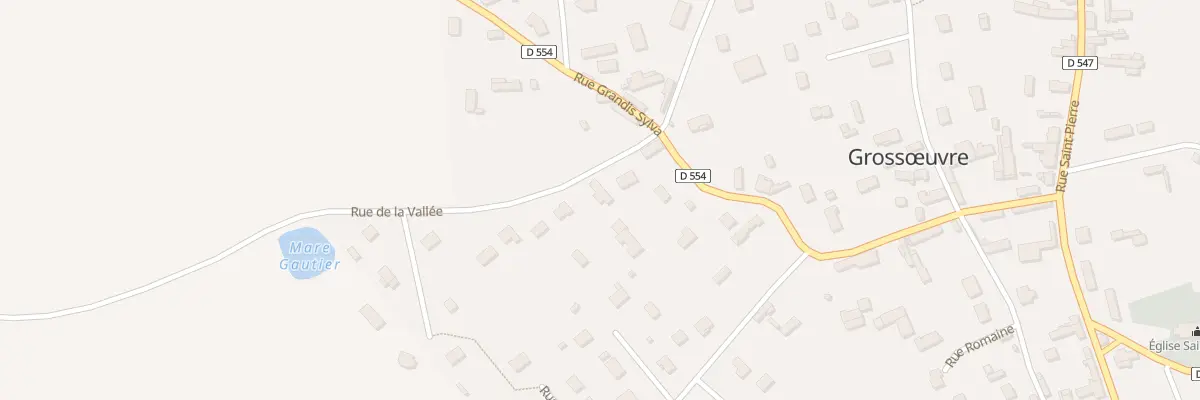 Plan du 33 Rue de la Vallée à Grossœuvre
