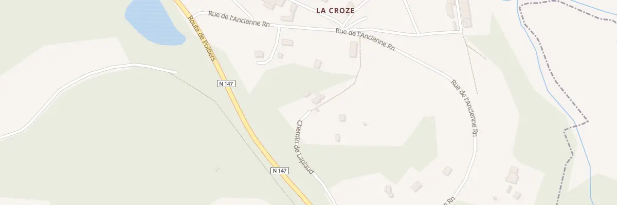 Plan du 12 Che de Laplaud à Nieul