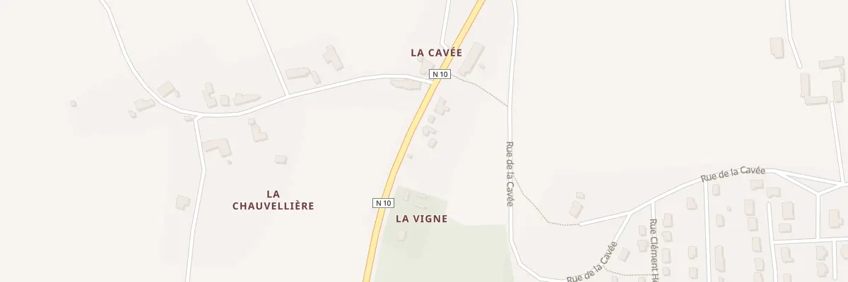 Plan du 7 La Cavée à Saint-Hilaire-la-Gravelle