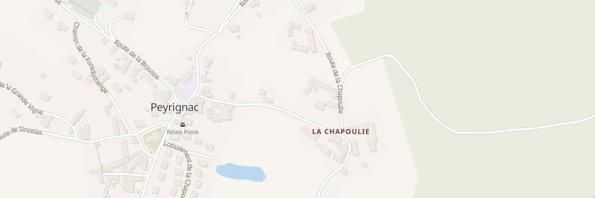 Plan du 5 Rte de la Chapoulie à Peyrignac