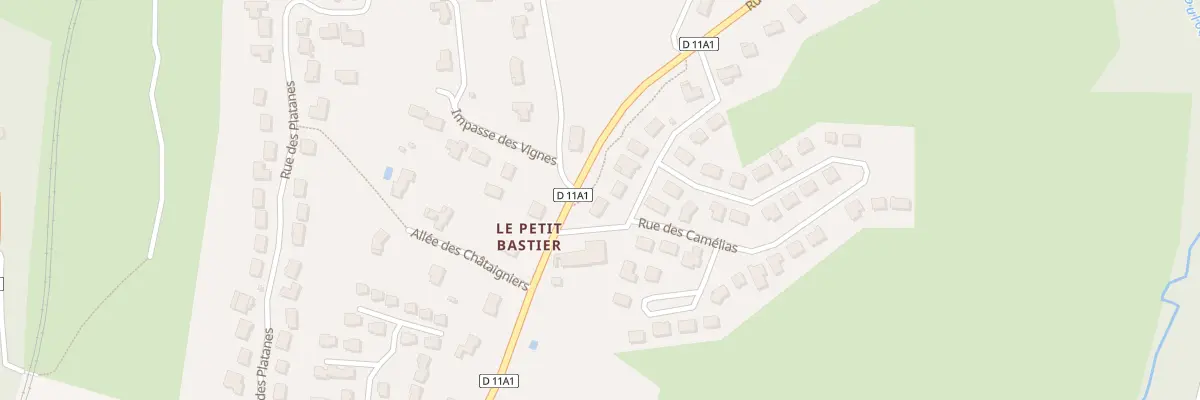 Plan du 1 Rue des Mimosas à Bosmie-l’Aiguille