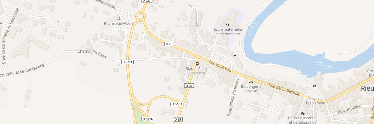 Plan du 1 Rue de la Corne à Rieux-Volvestre