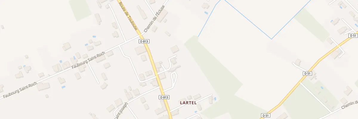 Plan du 5332 Lartel à Escatalens