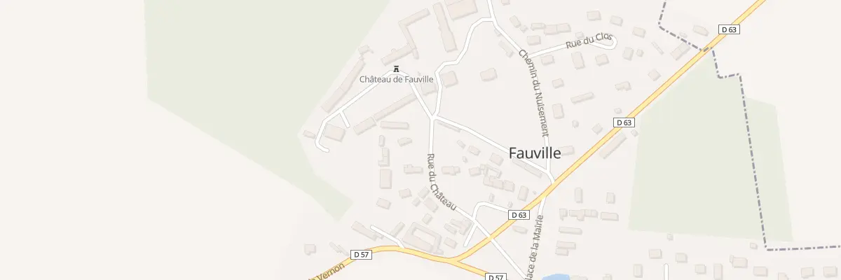 Plan du 5 Rue du Chateau à Fauville