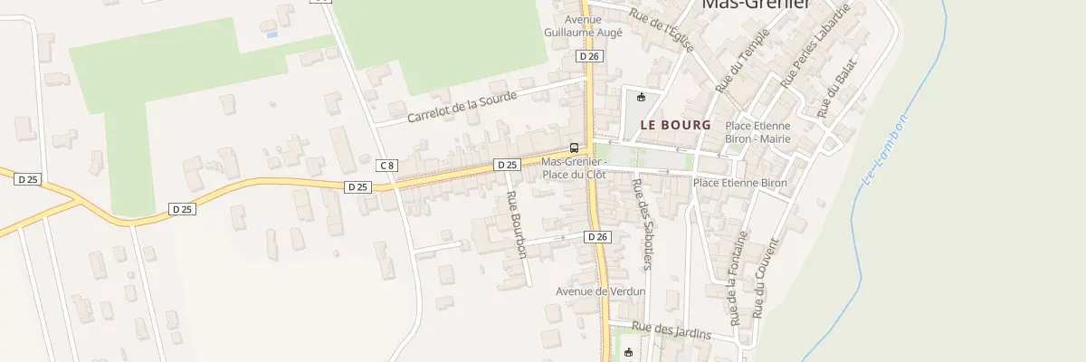 Plan du 3 Rue Croix de Maillet à Mas-Grenier