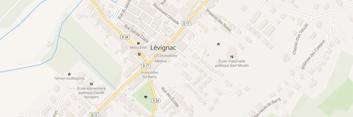 Plan du 46 Av de la République à Lévignac