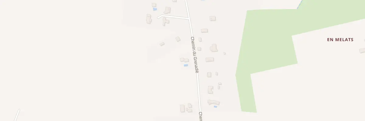 Plan du 250 Che du Grenadié à Bretx