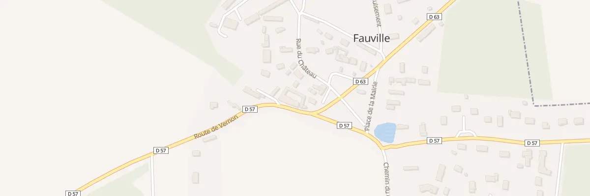 Plan du 7 Rte de Vernon à Fauville