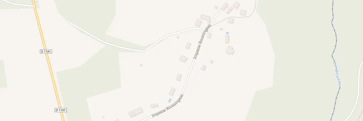 Plan du 15 Roussingeas à Burgnac