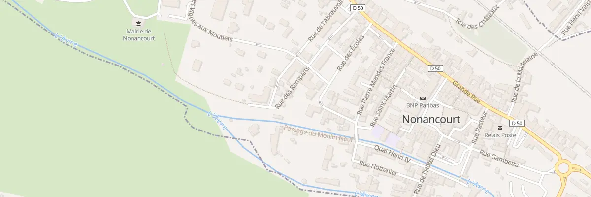Plan du 38 Rue du Docteur Jacques Bion à Nonancourt