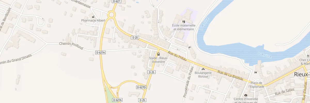 Plan du 2 Rue des Archers à Rieux-Volvestre