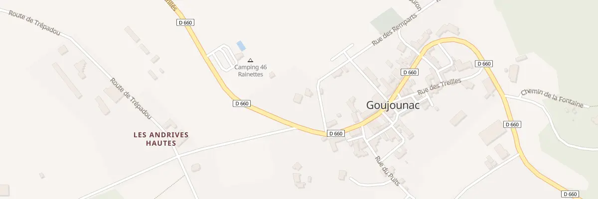 Plan du 5025 Le Bourg à Goujounac