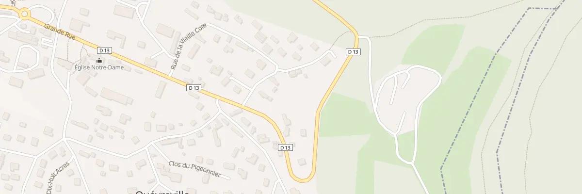 Plan du 2 Rue de la Vieille Cote à Quévreville-la-Poterie